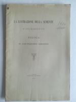 La lustrazione della semente in antico balsamario di vetro. Egloga