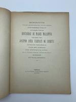 Microphyton veron. amphitheatri vulgo arena quem decerpserat pugillum ad nobiliss. puellae Ricciardae De March. Malaspina cum nobili doct. Josepho Amed. Farinati de Ubertis..