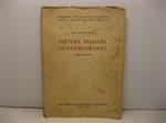 Pittura italiana contemporanea. Origini e aspetti. Esemplare postillato e illustrato con disegni a mano di Franz Furrer