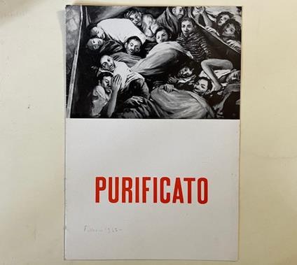 Mostra personale di Domenico Purificato. Galleria Pagani, 1962 - Giorgio Kaisserlian - copertina