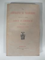 Il contrasto di trasporto secondo il nuovo codice di commercio dell'avvocato Enrico Levi