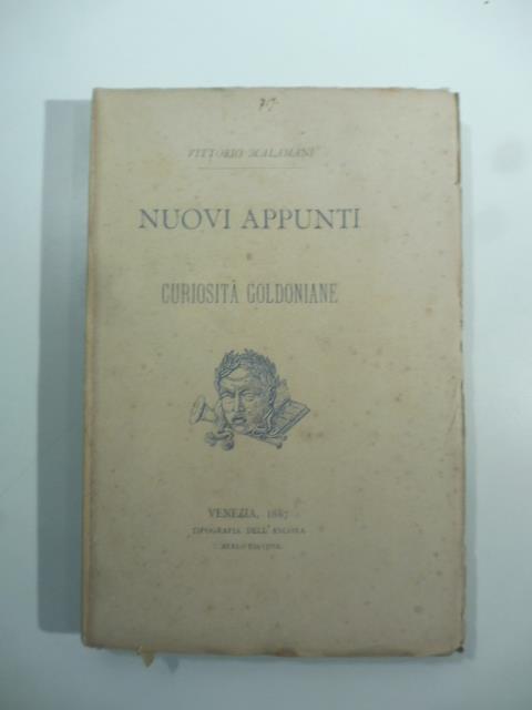 Nuovi appunti e curiosita' goldoniane - Vittorio Malamani - copertina