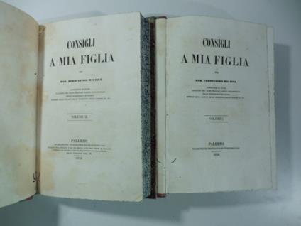 Consigli a mia figlia del Bar. Ferdinando Malvica...Volume I (- II) - Ferdinando Malvica - copertina