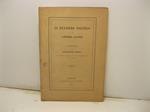 Il pensiero politico di Vittorio Alfieri. Conferenza di Ernesto Masi nell'Istituto di Scienze Sociali Cesare Alfieri li 20 aprile 1896