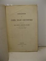 Discorso del comm. Cristoforo Negri presidente della Societa' Geografica Italiana all'adunanza generale dei membri della medesima il 15 dicembre 1867