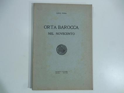 Orta barocca nel Novecento - Carlo Nigra - copertina