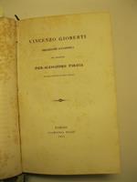 Vincenzo Gioberti. Prelezione accademica recitata il di' XXX Dicembre MDCCCLII