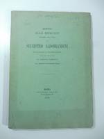 Aggiunta alle Memorie intorno alla vita di Silvestro Aldobrandini raccolte e pubblicate da Ludovico Passarini con appendice e documenti storici