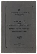 Modalità Da Adottarsi Per La Compilazione Dei Progetti Dei Manufatti Muri E Gallerie. Con 33 Tavole Di Disegni E 37 Tabelle