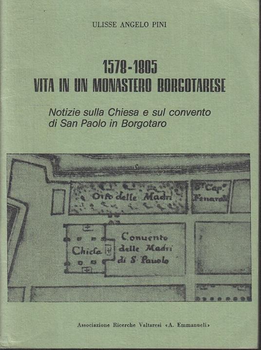 1578/1805 Vita Monastero Borgotarese San Paolo - copertina