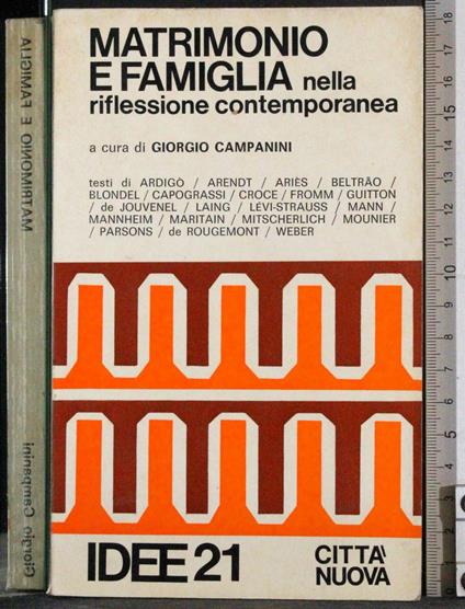 Matrimonio e famiglia nella riflessione contemporanea - Campanini - copertina