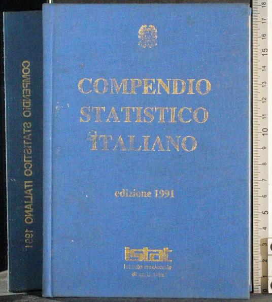 Compendio statistico Italiano. 1991 - copertina