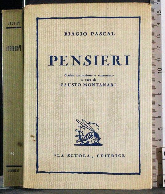 Pensieri - Blaise Pascal - copertina