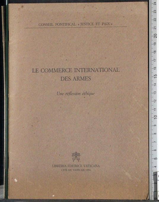 Le commerce international des armes - copertina