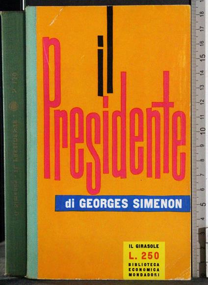 Il presidente - Georges Simenon - copertina