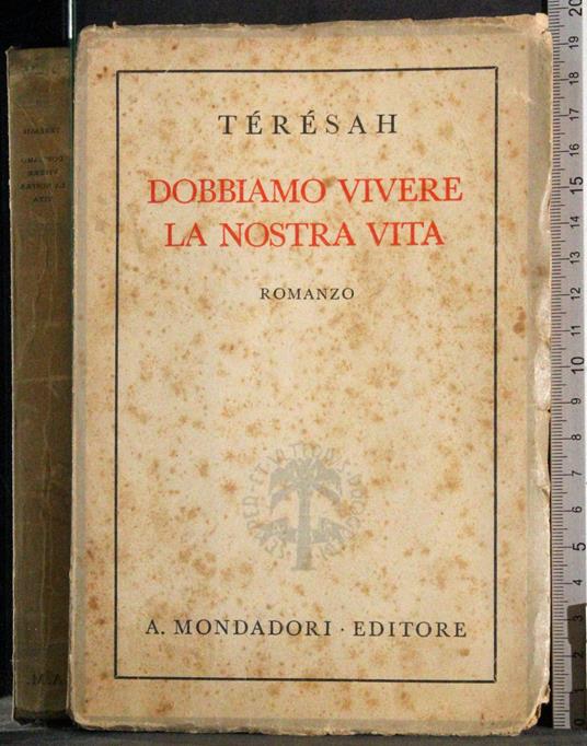 Dobbiamo vivere la nostra vita - Térésah - copertina