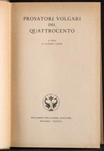 Prosatori volgari del quattrocento