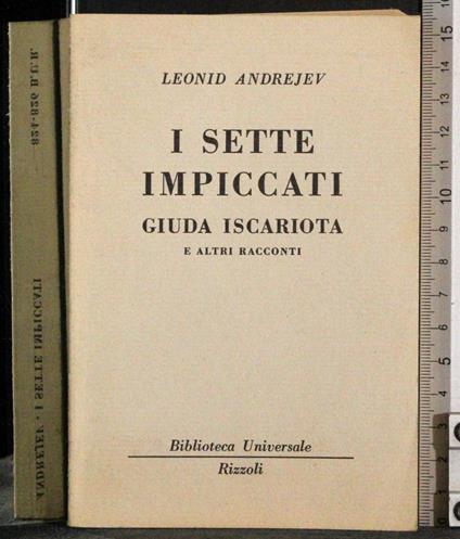 I sette impiccati. Giuda Iscariota - Leonid Andreev - copertina