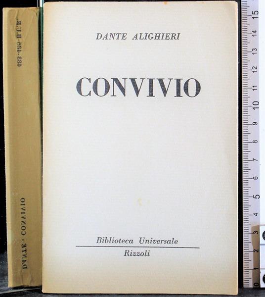 Convivio - Dante Alighieri - copertina