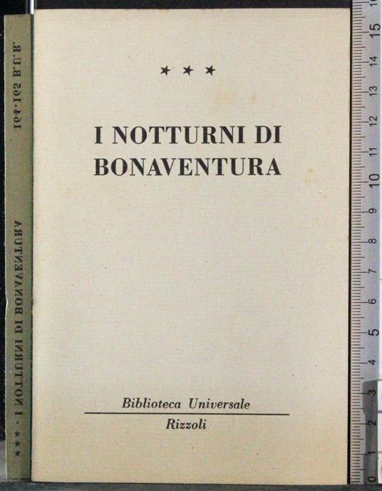 I notturni di Bonaventura - copertina