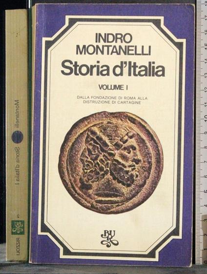 Storia d'Italia. Vol 1 - Indro Montanelli - copertina