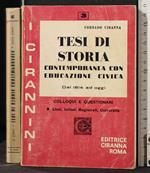 Tesi di storia contemporanea con educazione civica