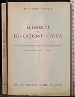 Elementi di Educazione Civica. Vol