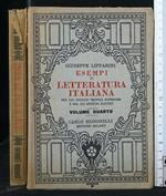 Esempi di Letteratura Italiana Vol. 4