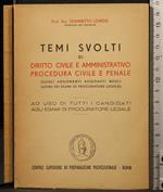 Temi svolti di diritto civile e amministrativo proced.