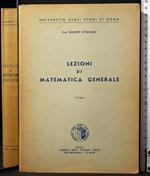 Lezioni di matematica generale 1964