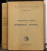 Complementi ed esercizi di matematica generale