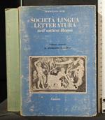 Società Lingua Letterature Nell'Antica Roma Volume 2