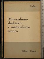 Materialismo Dialettico e Materialismo