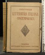 Letteratura Italiana Contemporanea