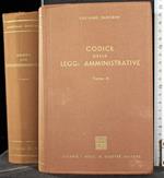 Codice delle leggi amministrative. Tomo II