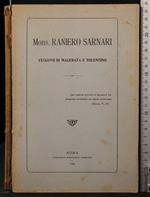 Mons Raniero Sarnari. Vescovo di mace.