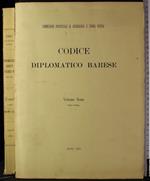 Codice diplomatico barese. Vol IX Parte 1