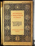Accademie e biblioteche d'Italia