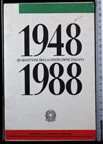 1948-1988 Quarantanni Della Costituzione Italiana