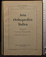 Acta Orthopaedica Italica Vol I Fasc I