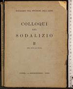 Colloqui del sodalizio. Vol II