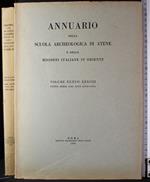 Annuario della scuola archeologica di Atene… Vol XXXVII-XXXVIII