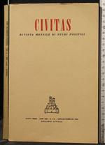Civitas. Nuova Serie. Anno Xiii. N 1-2 Gennaio/Febbraio 1962