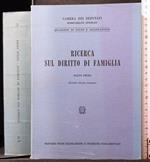 Ricerca su diritto di famiglia. Parte Prima