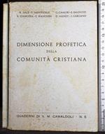 Dimensione profetica della comunità cristiana