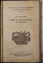 Libri e manoscritti di Haller 1777-1977