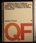 Quaderni Formez 19. Contratti Pubblica amministrazione.