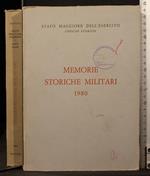 Memorie storiche militari 1980