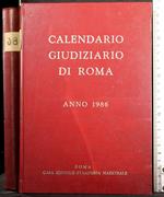 Calendario giudiziario di Roma. Anno 1986