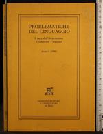 Problematiche del linguaggio. Anno I (1986)